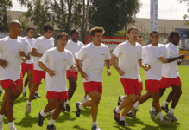 O 1º treino da época