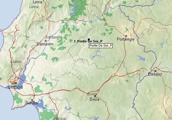 Mapa ponte sor Mapa ponte sor